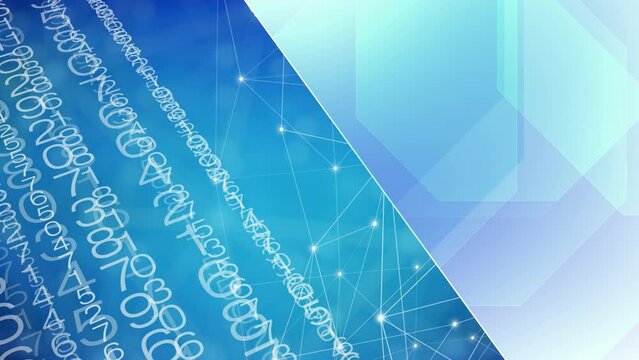 Coding the future data-driven motion layout with computational number crunching. Data stream in motion moving numbers and digital technology for information design