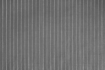 Striped gray white fabric texture background wtih copy space. Shirt fabric, tablecloth textile,...
