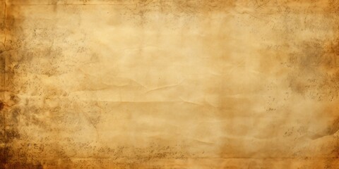 Old Paper Background. Vintage Aged Parchment With Grunge Texture. Antique Retro Dirty Sheet.