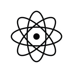 Atom Icon Vector Design Template