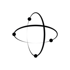 Atom Icon Vector Design Template