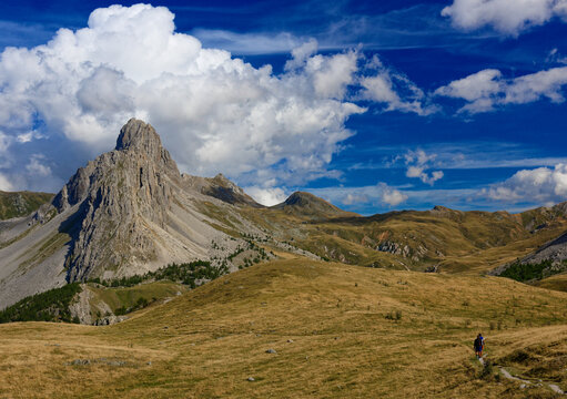Altopiano Gardetta, Rocca La Meja in the Maira Valley, in Piedmont, near Cuneo