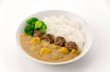 ミニハンバーグカレー