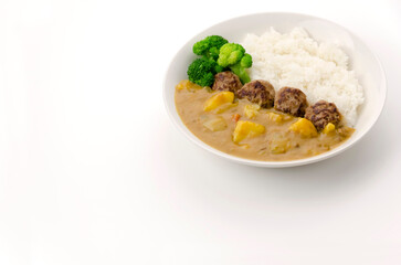 ミニハンバーグカレー