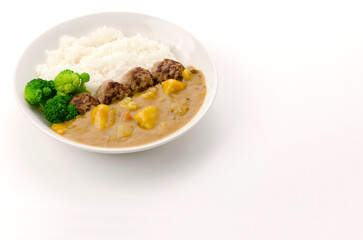 ミニハンバーグカレー
