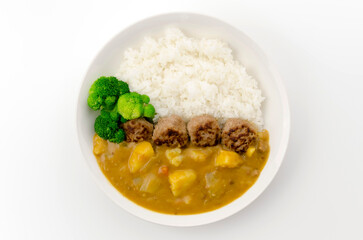 ミニハンバーグカレー