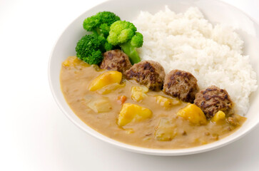 ミニハンバーグカレー
