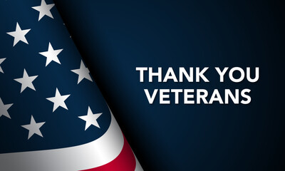 Veterans Day Background Design.