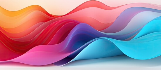 Vibrant undulating design for backgrounds