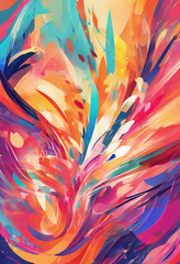abstract background splash colors