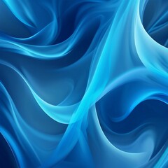 Obraz premium blue gradation flowing illustration background