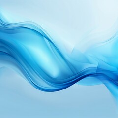 Fototapeta premium blue gradation flowing illustration background