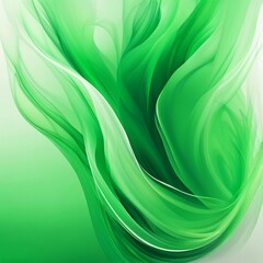 Obraz premium green gradation flowing illustration background