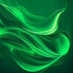 green gradation flowing illustration background