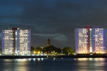 Gosport Seafront Highrise Apartsments from Portsmouth