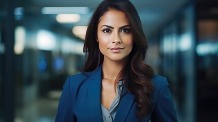 Obraz premium Portrait of a young Mexican businesswoman 