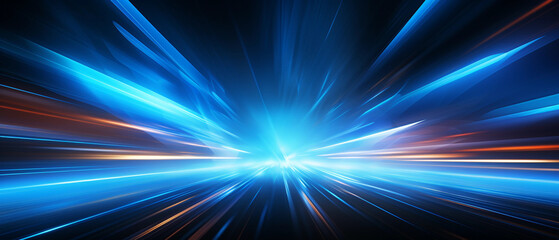 blue abstract light technology background