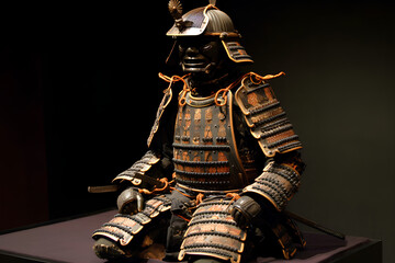 日本の侍の鎧兜