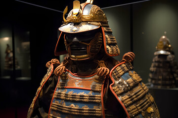 日本の侍の鎧兜