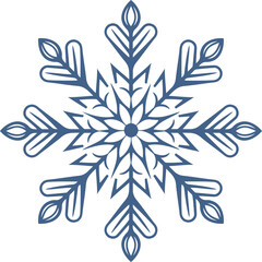 Snowflake icon vector illustration. Christmas snowflake symbol design elements
