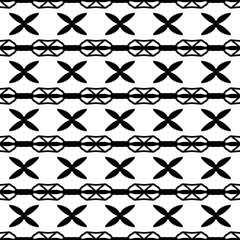 seamless geometric pattern. black and white