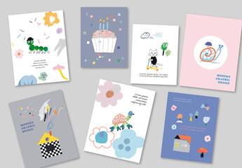 Fun Creative Posters Layout