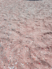 Beach sand in the summer