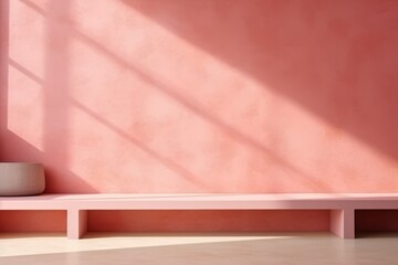 Minimal abstract soft light pink background for product generative ai