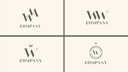 Letter W Logo Elegant Pack