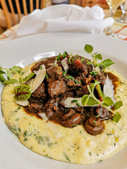 fine dining beef stew