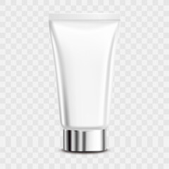 Vector 3d realistic isolated tube cosmetic cream