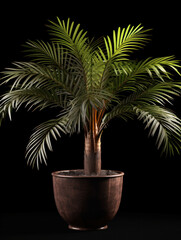 Obraz premium Kentia Palm (Howea forsteriana) Studio Shot Isolated on Clear Background, Generative AI