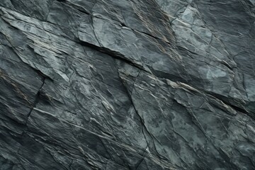 Rocky cliff surface with a bluish hue generative ai