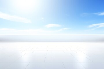 Abstract futuristic architecture background, Minimal technology white backdrop