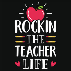 Best awesome elementary school teaching or teacher's typographic tshirt design