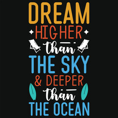 Best awesome summer sea beaches typography tshirt design