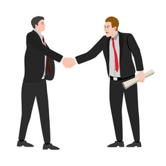 Obraz premium A greeting is something friendly that you say or do when you meet someone. His greeting was familiar and friendly.