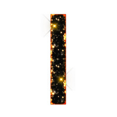 Sparkling bokeh alphabet letters from A to Z, isolated on transparent background, lowercase. This is a part of a set which also includes numbers, symbols, and frames