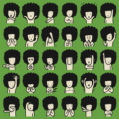 Cute Boy Afro Hair Style