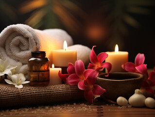 Fototapeta na wymiar Thai massage and spa.