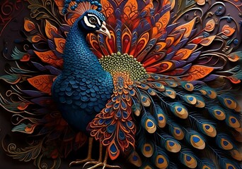 peacock feather background