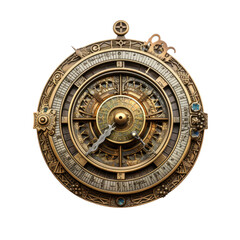 Fototapeta na wymiar Astrolabe object isolated png.