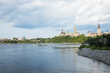 Beautiful view of Downtown Ottawa, Canada