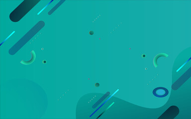 blue green abstract background minimalism friendly style