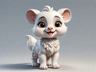 Cute 3D animal character Realistic and detailed animal character