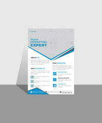 Modern business template, Digital marketing and business flyer 