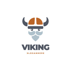 Obraz premium viking head modern logo