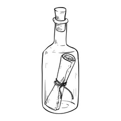 letter ocean handdrawn 