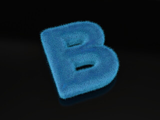 Fur letter B