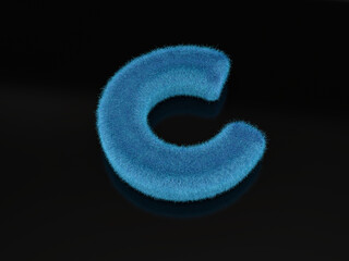 Fur letter C